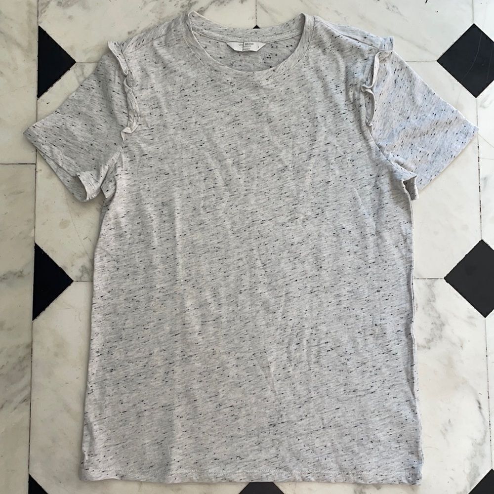 Lucky Brand Ruffle Tee NWT